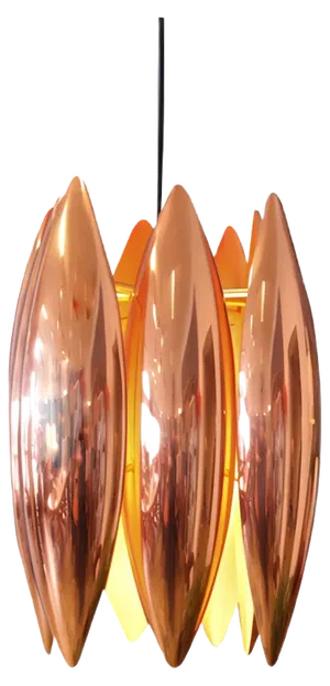 Copper Kastor Pendant Lamp by John Hammerborg for Fog & Menup