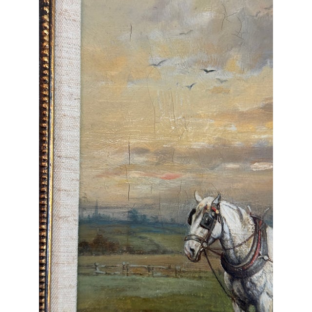 John Hutchinson Antique British Oil Paintings Framed Pair For Sale - Image 12 of 12