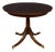 Traditional Round Walnut Occasional Table by Leighton Hall - Showroom Sample For Sale