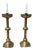 Large Brass Church Candlesticks, Set of 2 For Sale