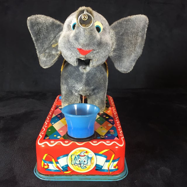 Vintage Jumbo the Bubble Blowing Elephant Toy Chairish