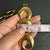 Vintage Chunky Gold Tone Collar Necklace Statement Maximalist Crescent Moon C Link 17" For Sale - Image 9 of 10