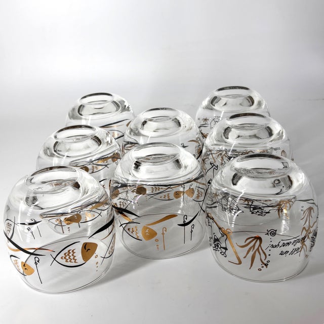 Star-Kist Charlie the Tuna Rocks Glasses With Original Box, Set of 8 For Sale - Image 4 of 14