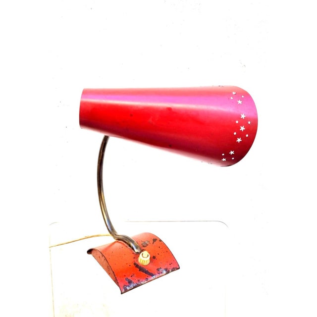 1950s Italian Conical Table Lamp attributed to Stilux Milano, Italy, 1950s For Sale - Image 5 of 16