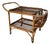 Vintage Bamboo Bar Trolley, Italy, 1950s For Sale