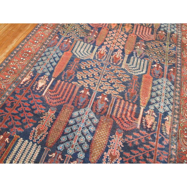 Antique Persian Malayer Willow Tree Rug For Sale - Image 4 of 6