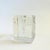 Mid-Century Modern Glass Block Candle Holder For Sale - Image 3 of 10