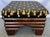 Early 1900's Mahogany Empire Style Ottoman With Bee and Tassel Upholstery For Sale - Image 13 of 13