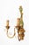 Hollywood Regency Florentine Hollywood Regency 2-Light Wall Lamp, Italy, 1970s For Sale - Image 3 of 7