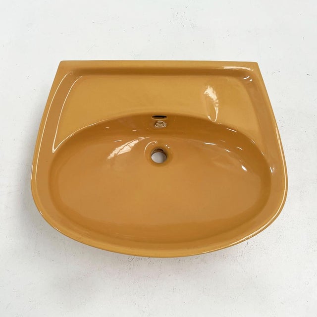 1970s Vintage Mustard Sink from Keramag Keravit, 1980s For Sale - Image 5 of 10