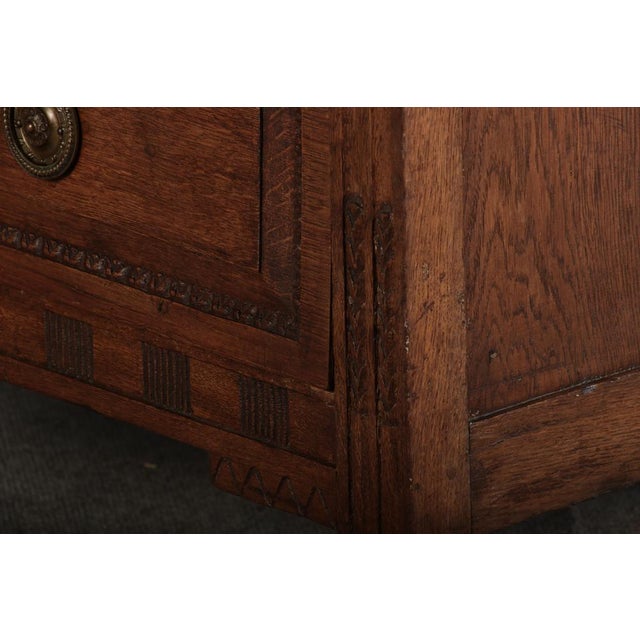Baroque Chest of Drawers in Oak, 1780s For Sale - Image 14 of 18