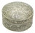 Vintage Italian Round Silver 800 Pill Trinket Snuff Box, 1980s For Sale