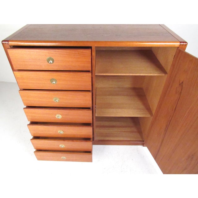 MidCentury Modern Teak Gentleman's Chest Chairish