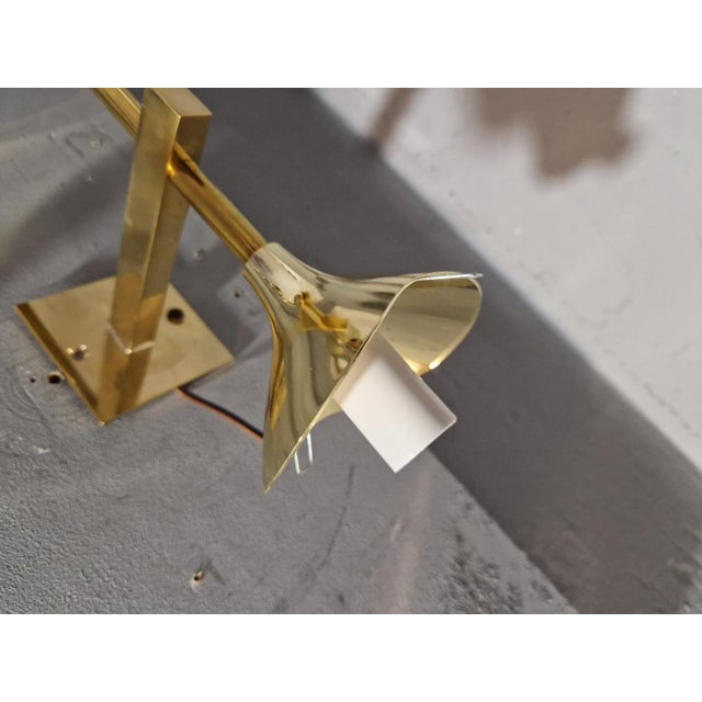 Mid-Century Modern Glass Cup Sconces from Alberello, Set of 2 For Sale - Image 3 of 14