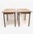 1960s Bedside Tables in Wood and Metal, 1960s, Set of 2 For Sale - Image 5 of 10
