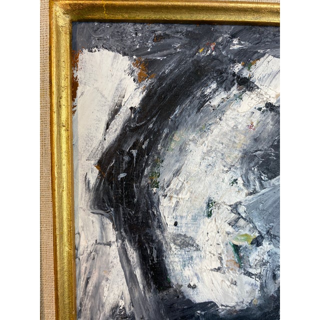 2020s Original Abstract Expressionist Oil Painting in Ornate Vintage Gilded Frame by Francisco Peña 2026 For Sale - Image 5 of 10