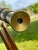 Vintage Fluted Wood and Brass Telescope For Sale - Image 11 of 18