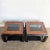 These Chinoiserie Black Lacquered and Burl Wood Glass Top Side Tables come as a striking pair that effortlessly blends...