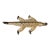 Vintage Karaja Tribe Clay Ceramic Alligator Statue Brazil For Sale