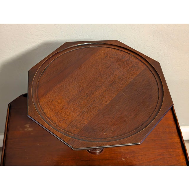 Mersman Vintage 1940-1950 Mersman 2-Tier Dumbwaiter Table or Butler Table For Sale - Image 4 of 10
