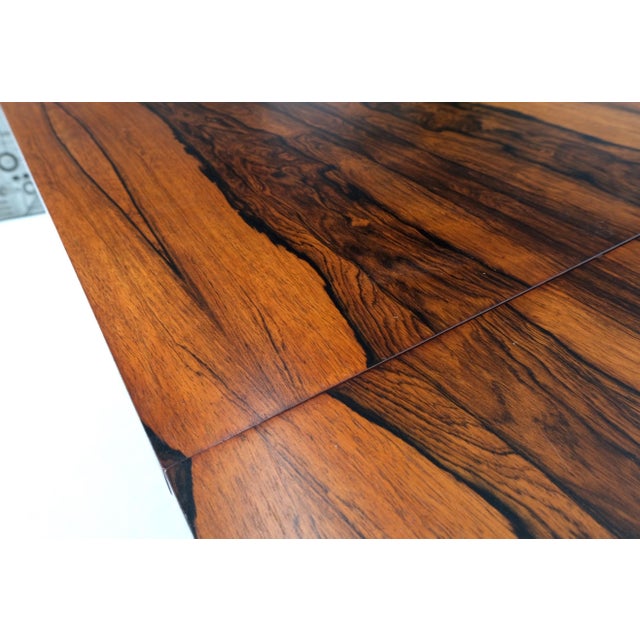 Two Part Rosewood Two Pedestals Dining Table Game Table Mint For Sale - Image 13 of 17