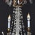 Metal Antique French Louis XIV Style Brass & Crystal 6 Light Chandelier C1930 For Sale - Image 7 of 11