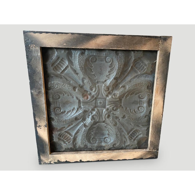 Antique Tin Ceiling Remnant For Sale - Image 13 of 18