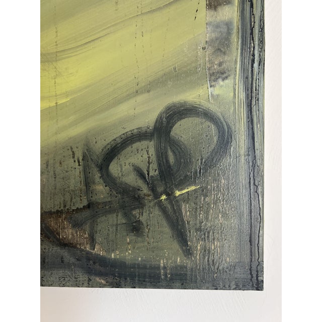 Contemporary ArpVerdeacqua, Green Storm, 2024, Acrylic on Canvas For Sale - Image 3 of 6
