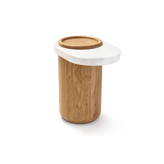 Brown Sassolino Big Side Table by Virginia Arlotto Collector For Sale - Image 8 of 13