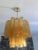 Contemporary Murano Glass “Tronchi” chandelier D50 Very rare light amber color Tronchi Murano glass.