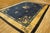 Textile 1900s Deep Navy Blue Open Field Chinoiserie Antique Chinese Peking Rug For Sale - Image 7 of 14