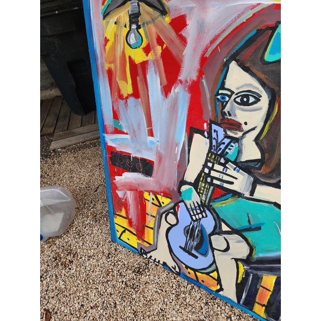 Red Luke Yocum Painting For Sale - Image 8 of 8