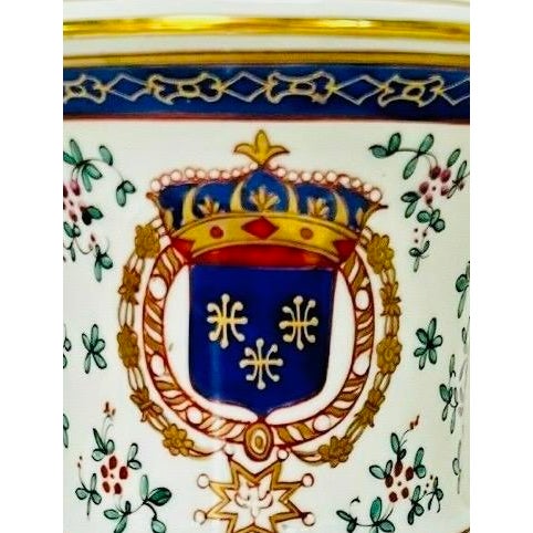 Royal Heraldry Meets Hand-Painted Florals — A Piece That Owns Every Room It Enters… Some pieces stop you in your tracks....