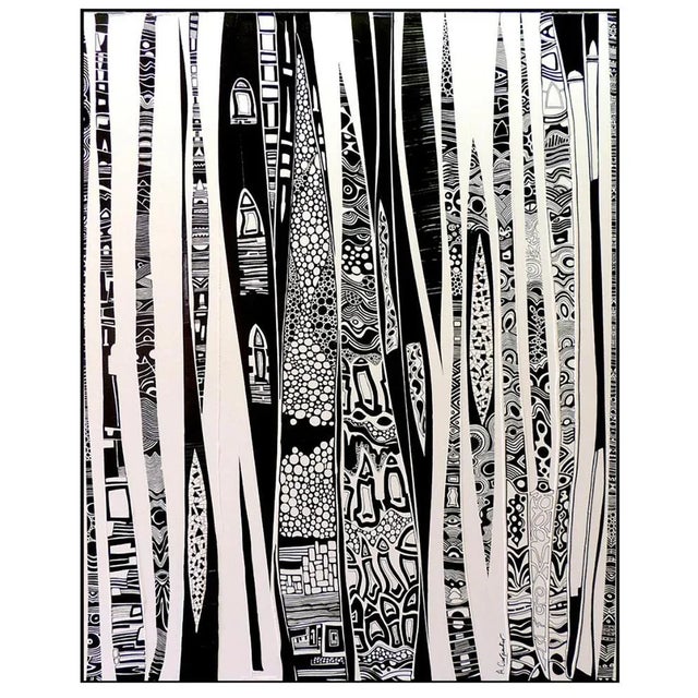 Alain Carpentier, Ballad in Parc Güell, 2020, Acrylic on Canvas For Sale - Image 6 of 6