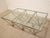 Mid-Century Modern Modern Chrome Geometric Coffee Table With Glass Top For Sale - Image 3 of 8