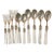 Eme Italian Faux Mother of Pearl Stainless Flatware For Sale
