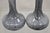 Vintage Mid Century Italian Modern Speckled Grey Glass Fluted Vases - a Pair For Sale In Philadelphia - Image 6 of 11