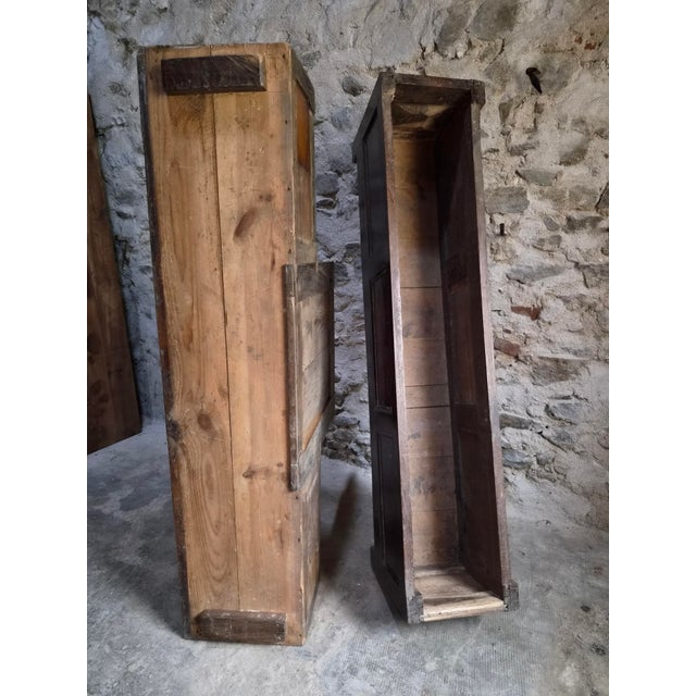 Antique French Folk Art Bench, 1800s For Sale - Image 12 of 18