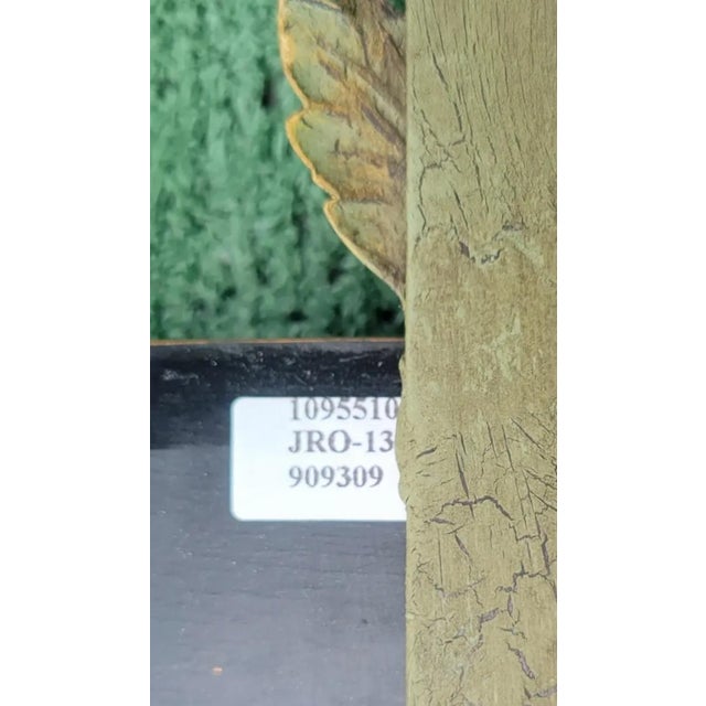 ​Vintage John-Richard Neoclassical Medallion Wall Panel – Laurel Leaf Iron Frame For Sale - Image 10 of 10