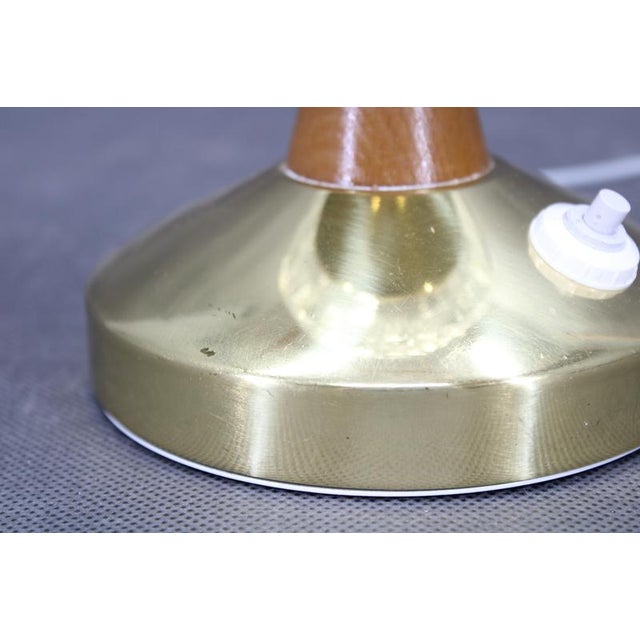 Mid-Century Table Lamps with Sculpted Pressed Glass Shades from Lidokov, 1970s, Set of 2 For Sale - Image 10 of 13