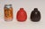 Ceramic Pair of Petite Ceramic Bud Vases #130 in Matte Suede Red and Dark Brown by Heath For Sale - Image 7 of 9