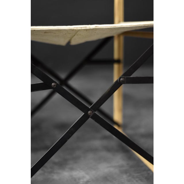 Mid-Century Scandinavian Modern Beech & Canvas Safari Directors Chairs, 1960s, Set of 2 For Sale - Image 6 of 18