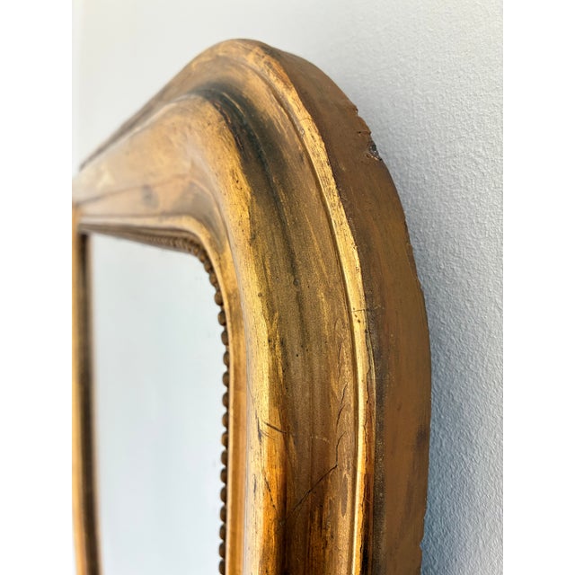 Gold Large Antique French Louis Philippe Giltwood Mirror – Late 19th Century For Sale - Image 8 of 12