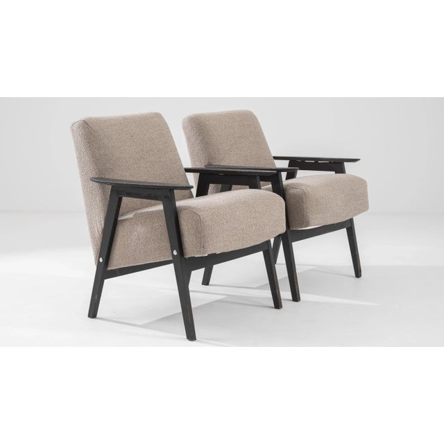 1960s Czech Modernist Armchairs, a Pair For Sale In Greensboro - Image 6 of 13