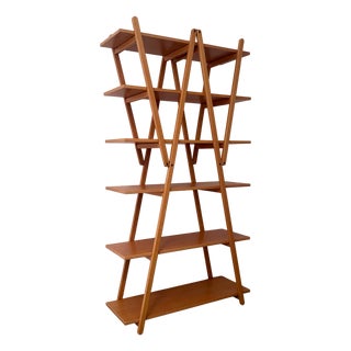 Nuvola Rossa Beech Bookcase by Vico Magistretti for Cassina, 1977 For Sale