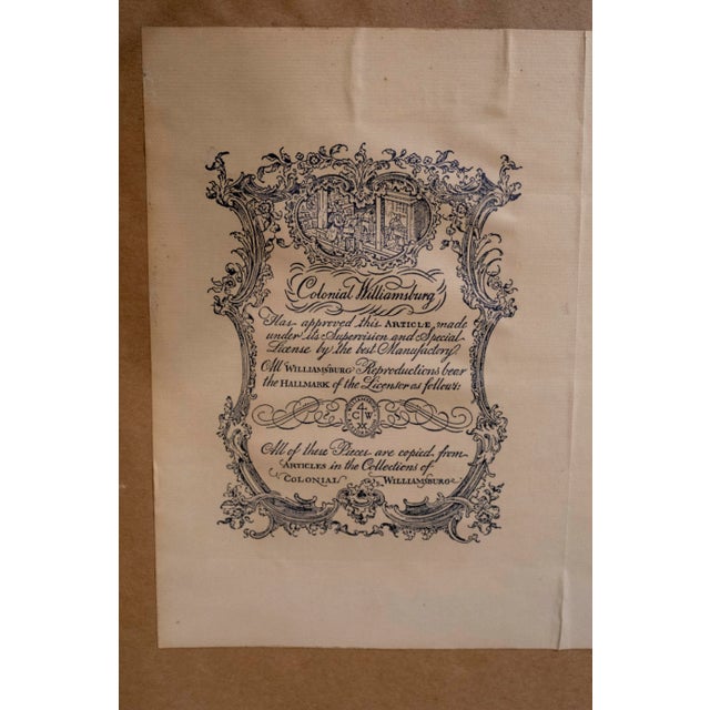 Friedman Brothers Colonial Williamsburg Gold Leaf Mirror For Sale - Image 10 of 11