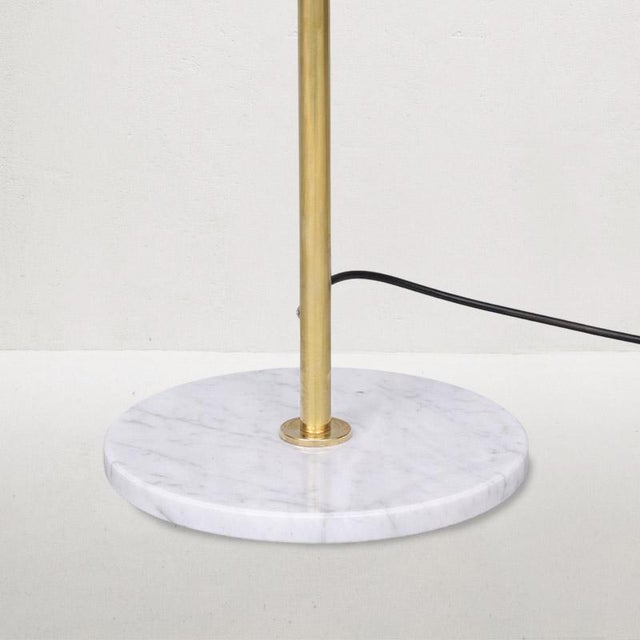Opalina Brass Floor Lamp, 1970 For Sale - Image 5 of 7