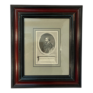 Continental 19th Century Engraving of Peter Paul Rubens