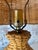 1960s Boho Chic Small Wicker Table Lamp For Sale - Image 4 of 9