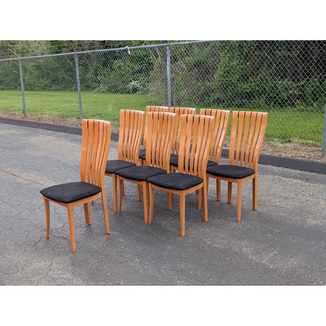 Mid 20th Century Mid 20th Century Italian Excelsior Designs Dining Chairs - Set of 8 For Sale - Image 5 of 14